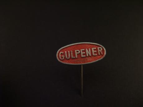 Gulpener Bier , Limburgs Bier ( opgericht door Laurens Smeets Gulpener Bierbrouwerij de Gekroonde Leeuw) logo rood